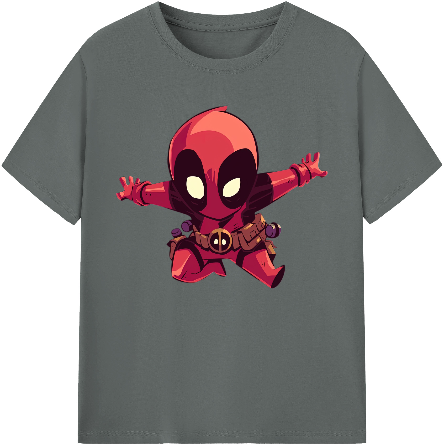 （画像用） Deadpool デッドプール 綿100％ メンズ半袖Tシャツ｜肌触りやわらか＆通気性